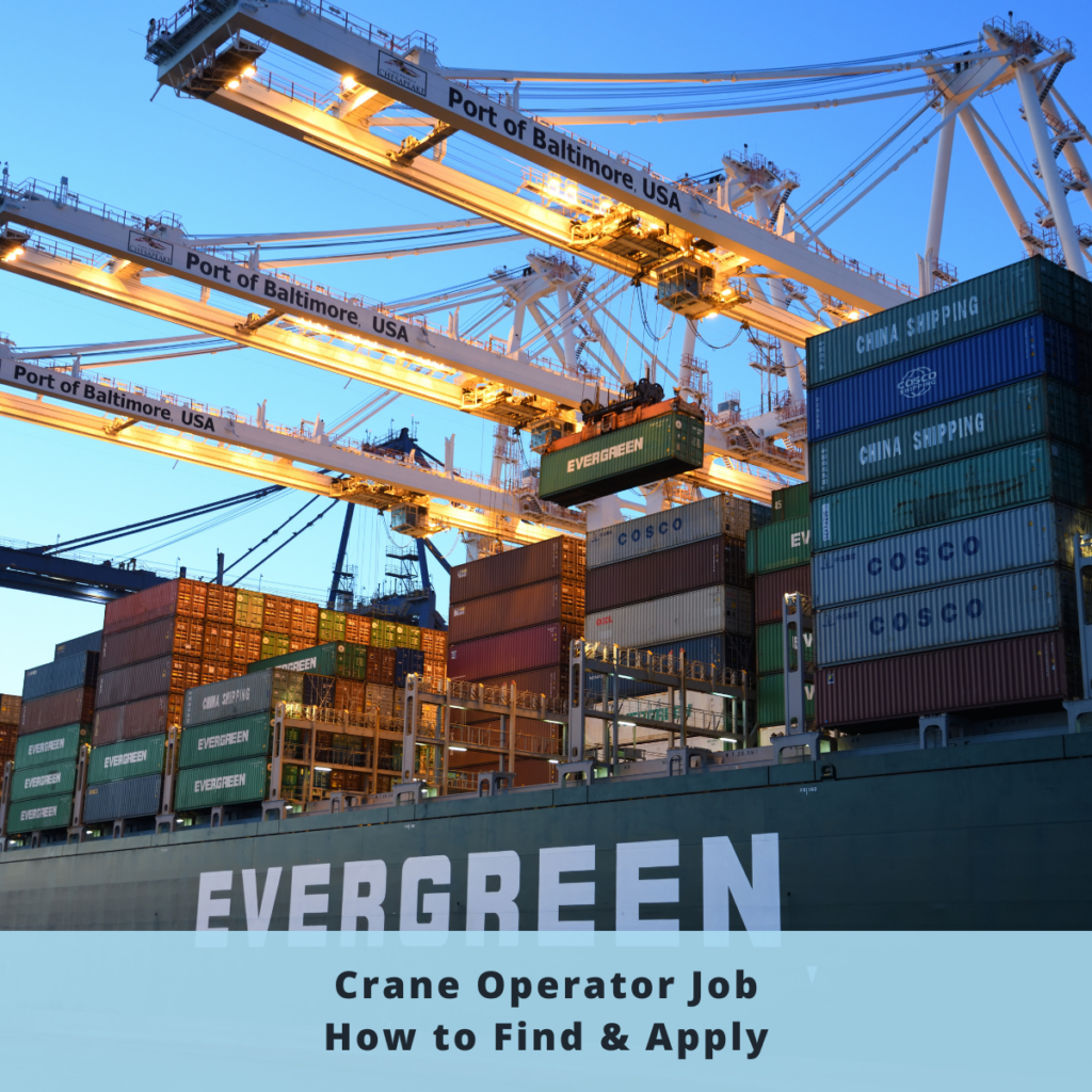 crane operator job
